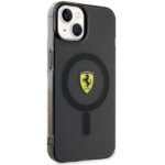 Ferrari FEHMP14MURKK iPhone 14 Plus / 15 Plus 6.7" black hardcase Translucent Magsafe - imagine 4