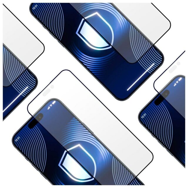 Tempered glass 3MK HardGlass Matt Max for Apple iPhone 17 Pro - imagine 9