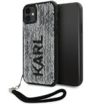 Karl Lagerfeld KLHCN61PSQRKS iPhone 11 /Xr 6,1" silver hardcase Sequins Cord