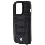 Case BMW BMHCP15L22RPSK iPhone 15 Pro 6.1" black Leather Seats Pattern - imagine 6