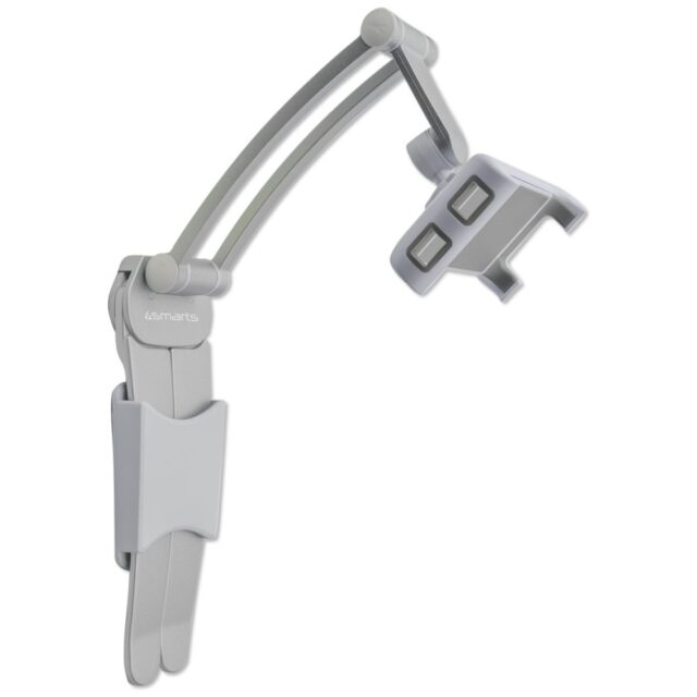 Kitchen holder 4smarts ErgoFix H7 for tablets and smartphones, silver - imagine 3