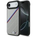 BMW M Tricolor Metal Logo MagSafe Case for iPhone Air Gray