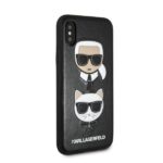 Karl Lagerfeld KLHCI65KICKC iPhone X sMax hardcase black Karl & Choupette - imagine 3