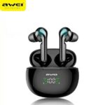 AWEI Bluetooth 5.0 T15P TWS headphones + docking station black
