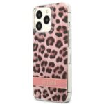 Guess GUHCP13XHSLEOP iPhone 13 Pro Max 6,7" pink hardcase Leopard - imagine 2
