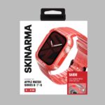Skinarma Band+Case Saido 2in1 Apple Watch 45/44mm red - imagine 3