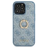Guess GUHCP13L4GMRBL iPhone 13 Pro / 13 6,1" blue hardcase 4G with ring stand - imagine 3