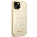 Guess GUHCP14MHGCRHD iPhone 14 Plus / 15 Plus 6.7"gold hardcase Croco Collection - imagine 4