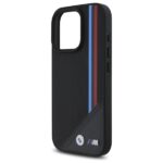 BMW BMHMP16X23PUTRK iPhone 16 Pro Max 6.9" black hardcase M Meshed Tricolor Stripes MagSafe - imagine 6