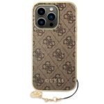 Guess GUHCP14LGF4GBR iPhone 14 Pro 6,1" brown hardcase 4G Charms Collection - imagine 2