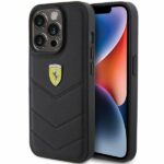 Ferrari FEHCP15LRDUK iPhone 15 Pro 6.1" black hardcase Quilted Metal Logo