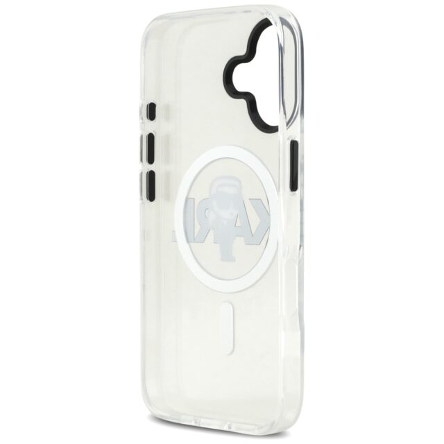 Karl Lagerfeld IML Karl Sketch Logo MagSafe Case for iPhone 17 Clear - imagine 7