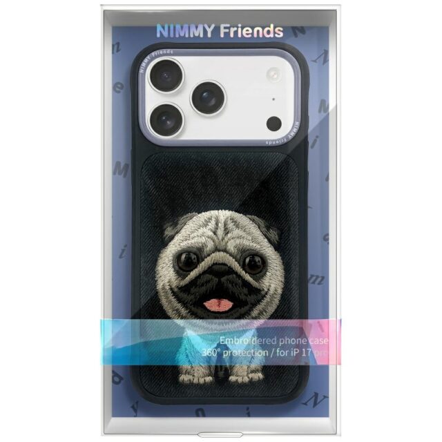 Case Nimmy Big Eyed Pet 2.0 Dog for iPhone 17 Pro black - imagine 2