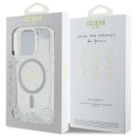 Guess GUHMP16LRGRGES iPhone 16 Pro 6.3" silver hardcase Resin Gradient Glitter MagSafe - imagine 8
