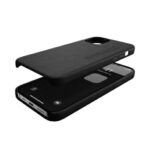 Diesel Moulded Case Premium LeatherWrap iPhone 12 Pro Max czarny/black 42517 - imagine 6