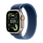 Watch Apple Watch Ultra 3 (2025) 5G 49mm Natural Titanium Case with Trail Loop S/M - Blue/Bright Blue