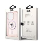 Karl Lagerfeld KLHMP14XHFCCNOP iPhone 14 Pro Max 6.7" pink hardcase IML Choupette MagSafe - imagine 8