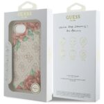 Case Guess 4G Flowers Print MagSafe for iPhone 16e pink - imagine 8