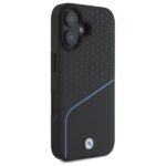 BMW BMHMP16S23RDCLK iPhone 16 6.1" black hardcase Sign Leather Textured And Line MagSaf - imagine 4