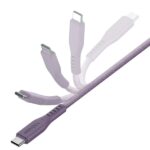 ENERGEA Flow USB-C to Lightning C94 MFI Cable 1.5m Purple 60W 3A PD Fast Charge - imagine 3