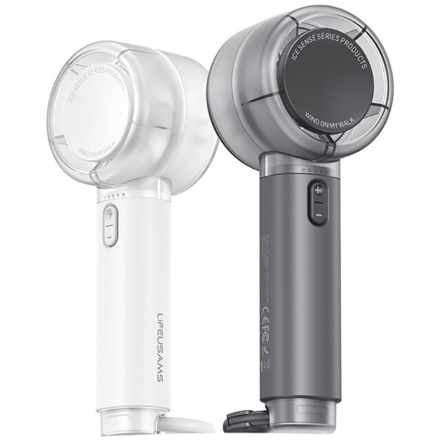 Hand fan USAMS LiFE LU01 black - imagine 9