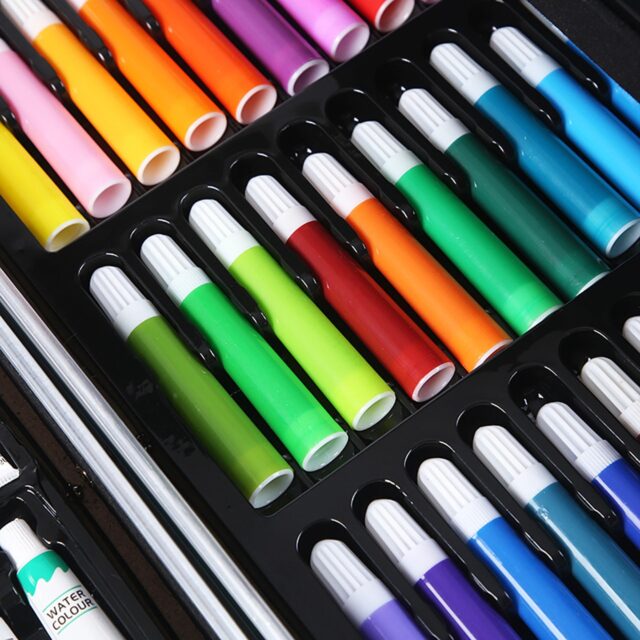 Extralink Painting Set for Kids, Artistic Craft 145 Pieces Large Suitcase - imagine 5