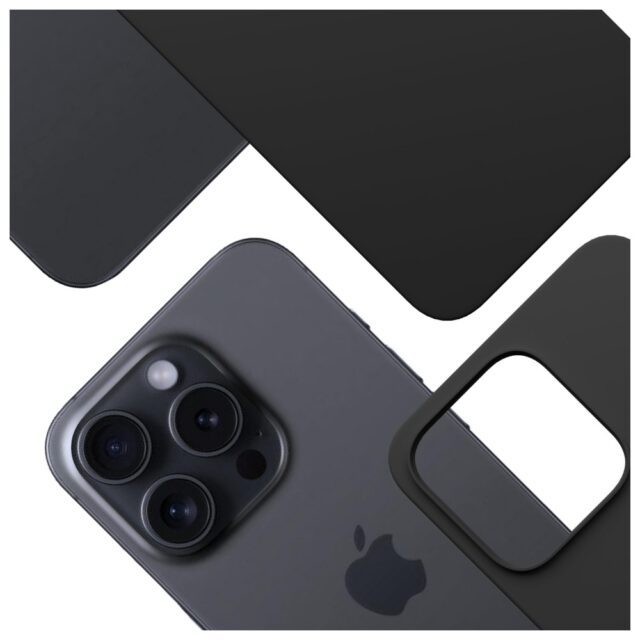 3MK Hardy MagSilicone Case for Apple iPhone 15 Pro Graphite - imagine 8