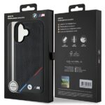 BMW BMHMP16M23PUPDK iPhone 16 Plus 6.7" black hardcase M Perforated Tricolor Line MagSafe - imagine 8