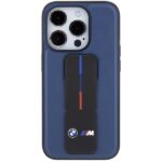 BMW BMHCP15LGSPBIV iPhone 15 Pro 6.1" navy hardcase M Grip Stand Bicolor - imagine 4