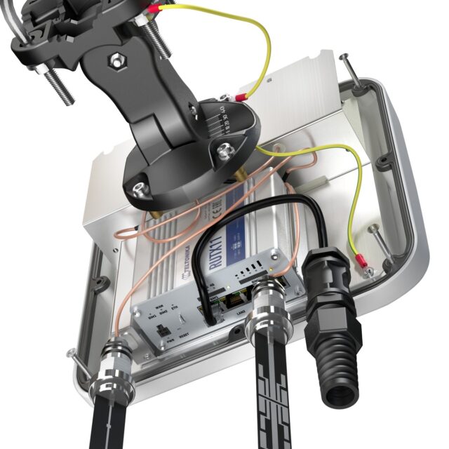 QuWireless QuMax AX11M | Wi-Fi + LTE + GPS + Bluetooth Antenna | for Teltonika RUTX11 - imagine 4