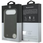 Mercedes Leather Laurel Leaves MagSafe Case for iPhone Air Black - imagine 8