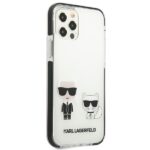 Karl Lagerfeld KLHCP12MTPEKCW iPhone 12/12 Pro hardcase white Karl&Choupette - imagine 4