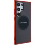 AMG AMHMS24L23HBCK S24 Ultra S928 black hardcase with Transparent Bicolor and MagSafe - imagine 4