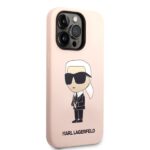 Karl Lagerfeld KLHCP14XSNIKBCP iPhone 14 Pro Max 6,7" hardcase pink Silicone Ikonik - imagine 4