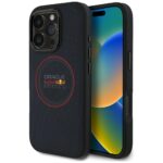 Red Bull RBHMP16X24PUILVR iPhone 16 Pro  Max 6.9" hardcase navy Leather Red Ring MagSafe
