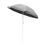 Foldable Beach Umbrella Black Forest, 1.8m Grey - imagine 3