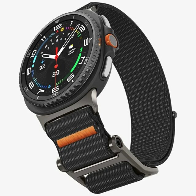 Case Spigen DuraPro Flex for Samsung Galaxy Watch 8 / Classic (40 / 44 / 46 mm) black - imagine 3