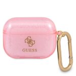 Guess GUAPUCG4GP AirPods Pro cover pink Glitter Collection