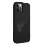 Guess GUHCP12LLSVSBK iPhone 12 Pro Max 6,7" black hardcase Script Vintage - imagine 4
