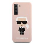 Karl Lagerfeld KLHCS21SSLFKPI S21 G991 hardcase pink Silicone Iconic - imagine 3