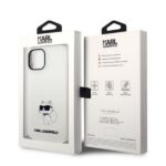 Karl Lagerfeld KLHCP14SSNCHBCH iPhone 14/ 15 / 13 6,1" hardcase white Silicone Choupette - imagine 8