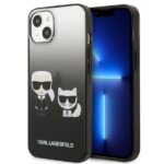 Karl Lagerfeld KLHCP13STGKCK iPhone 13 mini 5,4" hardcase black Gradient Ikonik Karl & Choupet