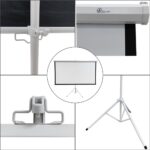 Extralink Projection Screen 120", 16:9, 266x149cm, PVC, semi-automatic rolling - imagine 9
