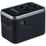 Verbatim Travel Adapter EU/UK/US 3xUSB-A/2xUSB-C PD 61W UTA-04 black 49546
