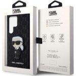 Karl Lagerfeld KLHCS23LSAKLHKPK S23Ultra S918 hardcase black Saffiano Monogram Ikonik - imagine 9