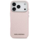 Karl Lagerfeld FW Stamped Karl MagSafe Case for iPhone 17 Pro Pink - imagine 3