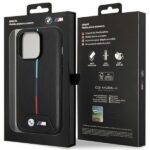 BMW BMHCP14L22PVTK case iPhone 14 Pro 6.1" black Quilted Tricolor - imagine 8
