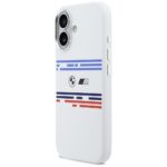 BMW M Silicon Horizontal Line MagSafe Case for iPhone 17 White - imagine 2