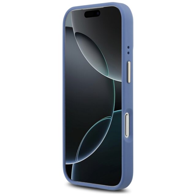 Case Guess 4G PU Classic Logo MagSafe for iPhone 17 Pro blue - imagine 5