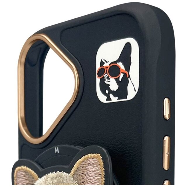 Nimmy Glasses Cool Dog MagSafe case for iPhone 16 black - imagine 9